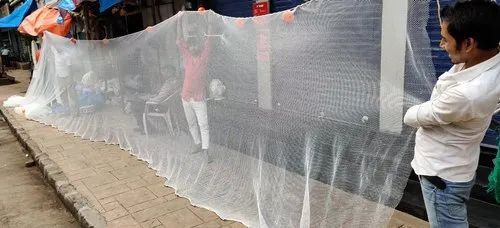 Drag Fishing Net - Plastic 100 Meter White | Square Shape Modern Style Pp Bag Packaging