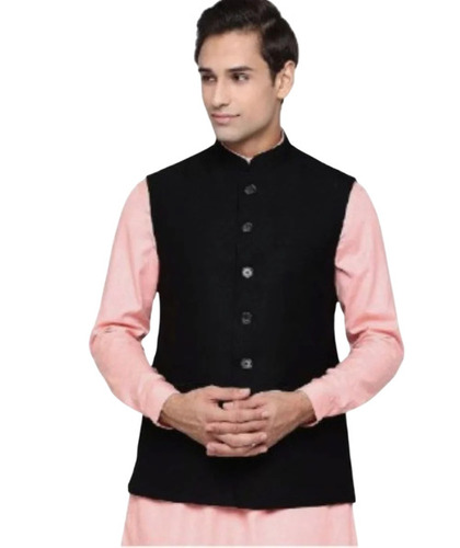 Men Plain Nehru Jacket