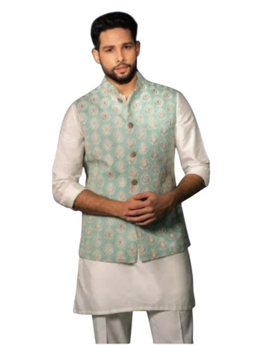 Men Printed Nehru Jacket