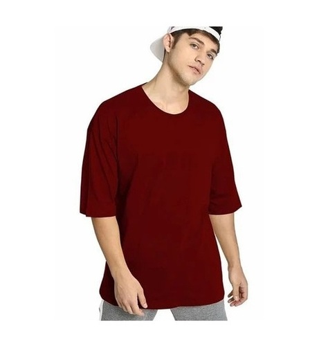 Oversized Plain T Shirts - Age Group: Adults
