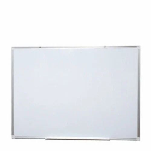 Rectangular White Writing Board - Ceramic & Aluminium, 24x18 Inch, White, Polished Surface, Durable Eco-Friendly