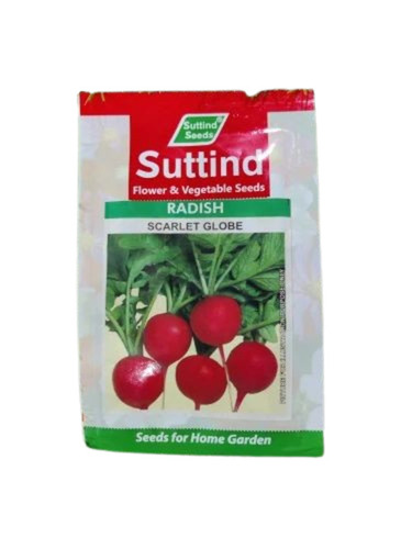 Red Radish Seeds - Natural 100 gm Packet | Organic, Food Grade, Common Cultivation, Hybrid 1, 9 Months Shelf Life