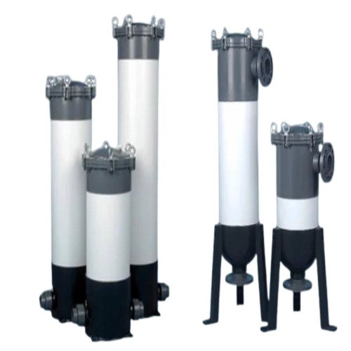 Upvc Housing Cartridge Filter - UPVC, 20 Inch, Flanged PTFE Gasket | Multicolor, Stainless Steel, Industrial Use