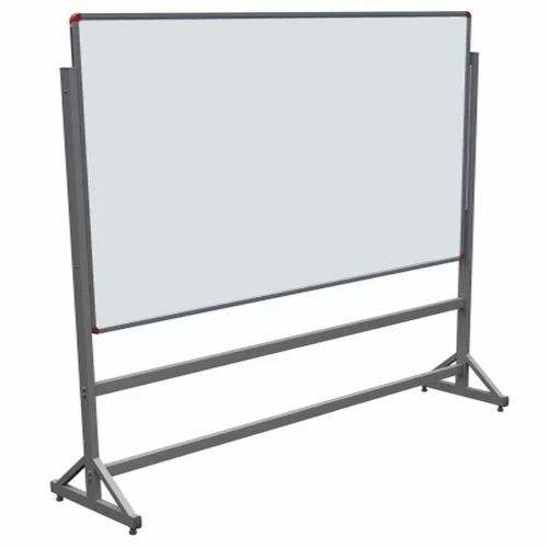 White Marker Writing Board - Ceramic & Aluminium 24x18 Inch White Polished Surface Durable Eco-Friendly