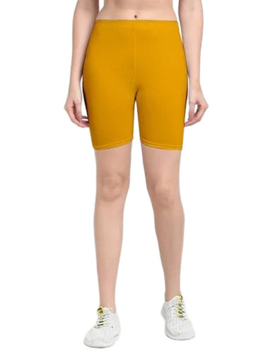 Yellow Cycling Shorts