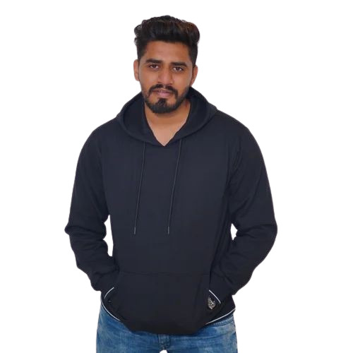 300 Gsm Mens Plain Cotton Hoodies