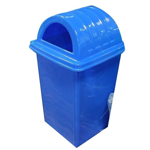 Blue Plastic Garbage Waste Dustbin