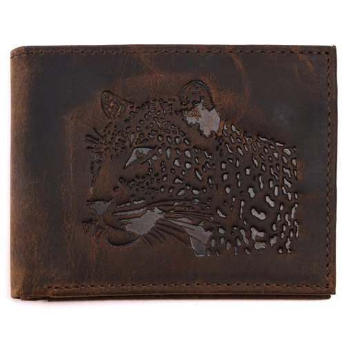 Leather Wallet - Genuine Leather, Brown, Compact Bi-Fold | Multiple Card Slots, Slim, Durable, Easy to Carry