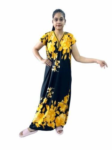 Multi Color Satin Nightgown