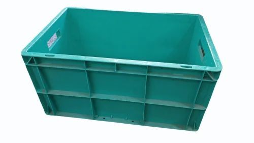 Plastic Storage Crates - Plastic, Standard Size, Green | Eco Friendly, Durable, Long Lasting