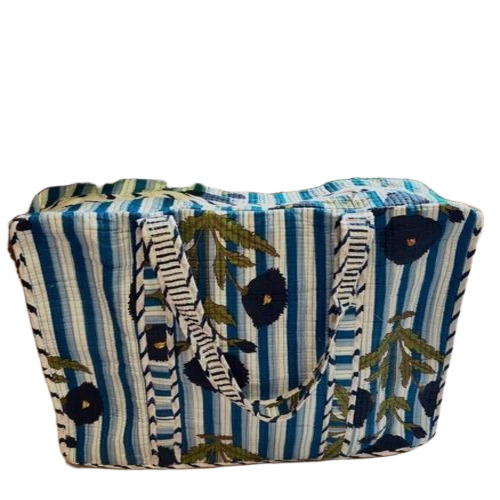 Quilted Printed Cotton Tote Bags