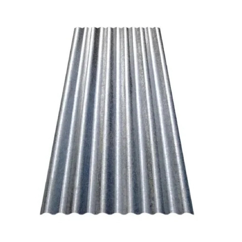 Rectangular GI Corrugated Sheet - Iron, 10 Ft Length, 3-4 Mm Thickness | Galvanised, Rust Free, Plain Pattern, Commercial Residential