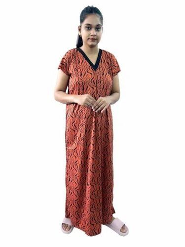 Regular Fit Satin Nightgown