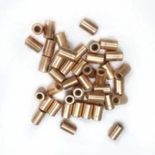 Round Copper Bush - Copper Golden Color Smooth Machined Finish | High Conductivity Corrosion Resistant Wear Resistant Heat Tolerant Low Friction