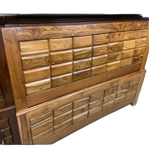 Teak Wood Double Bed