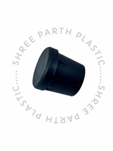 20 Mm Round Pipe End Cap - Plastic, 3/4 Inch, Black | Industrial Use, Round Shape