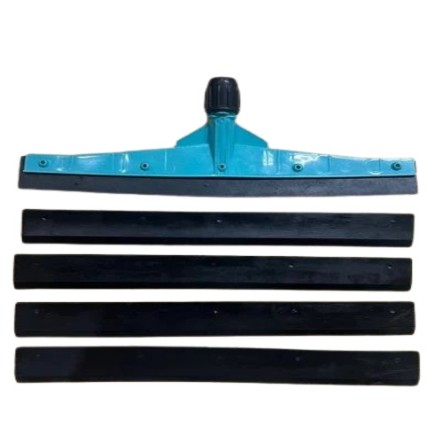 Black Heavy Duty Floor Wiper Rubber Blade 16 Inch