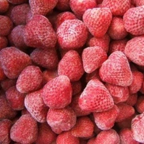 Frozen Strawberry - 500 Grams, Vibrant Red, Freeze Dried | Heart Shape, Sweet Taste, Grade A, Shelf Life 1 Month