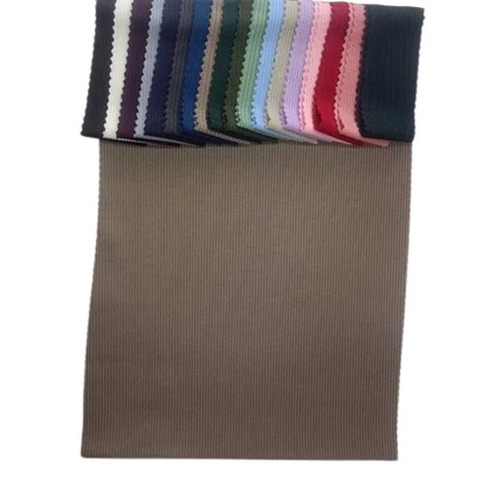 Mario Rib Lycra Fabric - Lycra, 60 Inch Width, Multicolor, 220 GSM, 2-Way Stretch, Soft Finish, Tear & Wrinkle Resistant