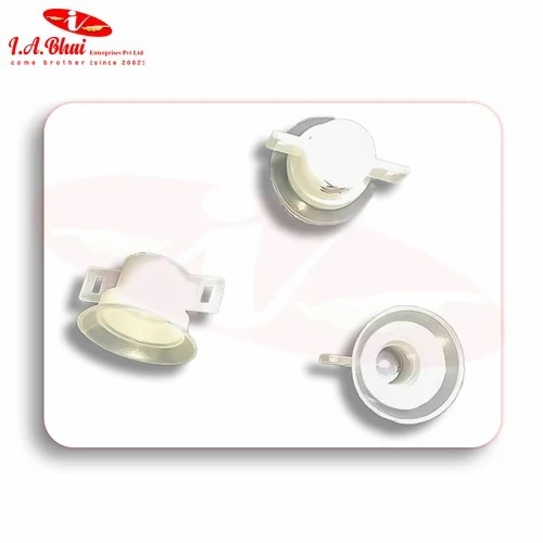 Nut Snap In - Plastic, Round, White | Standard Size, PVC Use