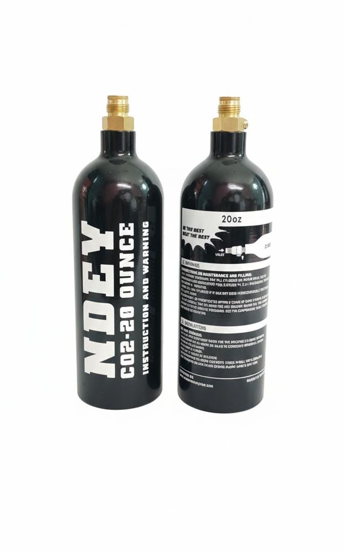 Paintball Co2 Tank (20 Oz) - Color: Black