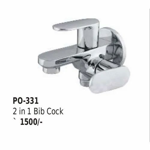 Po-331 Brass 2 In 1 Bib Cock