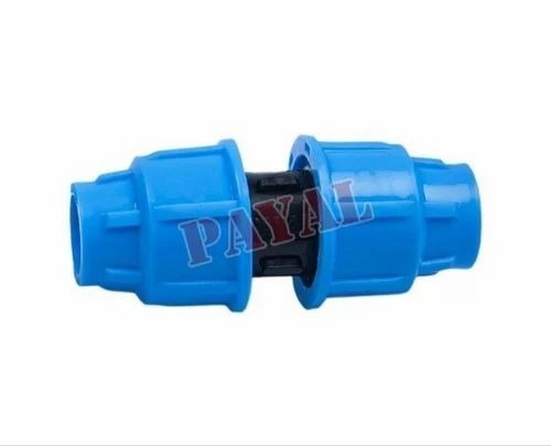Pp Compression Fitting Coupler - PP 20mm x 1/2", Blue Black | Water Application, PN 16 Pressure Rating