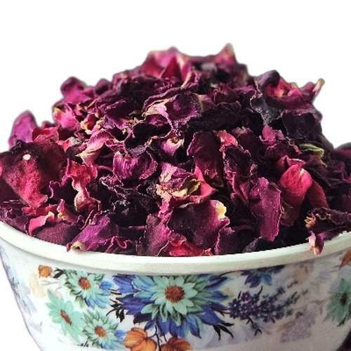 Rose Petals - Fresh Natural Rose Petals, Deep Red | Antioxidant-Rich, Soothing, 99% Purity, 24 Month Shelf Life