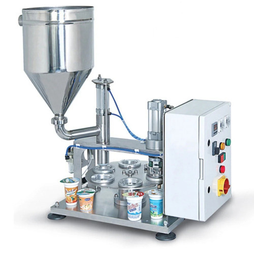 Semi-Automatic Cup Filling And Sealing Machine
