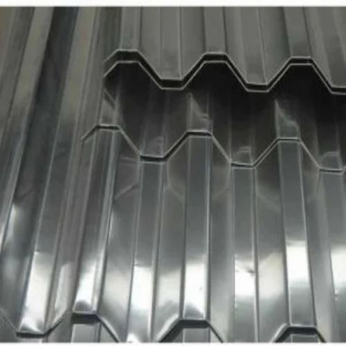 Silver Galvalume Roof Sheet - 0.5mm 10 Ft Grey Galvalume | Industrial Use, Customizable Size