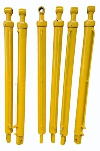 Yellow Tractor Attached Loaders Hydraulic Cylinder - 80 mm Bore Diameter, Yellow | Industrial Use, Rajvi Enterprise