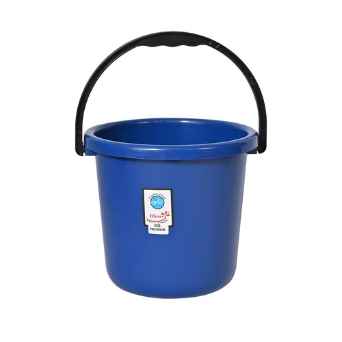 9 Liter Plastic Bucket - Plastic, 9 Liter, Blue | Strong Body, Lightweight, Durable Daily Use