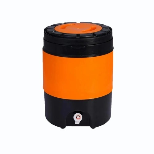 Blue And Black Plastic Water Camper - 15 Liter Capacity, Plastic, With Handle And Tap | Water Storage, Home Use