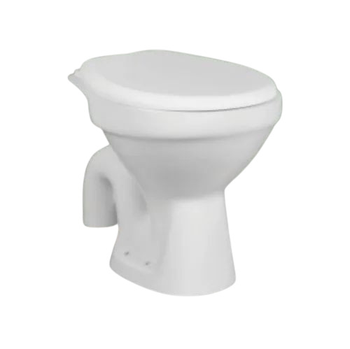 Ewc Water Closet - Ceramic, 16 Inch, White, Floor Mounted | Durable, Glossy, Washdown Flush