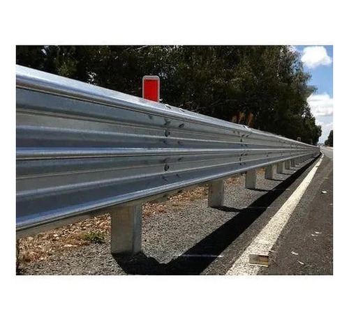 Galvanized W Beam Crash Barrier