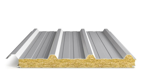 Insulated Sandwich PUF Panels - Aluminum Alloy 50 mm Thickness Upto 1000 mm Width | Galvanised Rust Free Corrosion Resistant