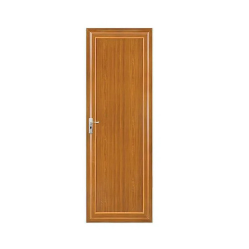 PVC Coffee Wood Indiana Doors - Lamination Print Glossy Finish, 30 mm Thick Swing Entry Door