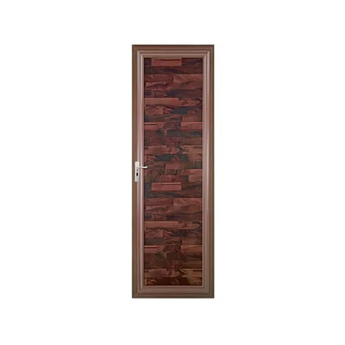 PVC Parquiet Sierra Doors - 30mm Parquiet, Brown, Silk Matt Finish | Entry Swing Doors, Lever Opening, Digital Print