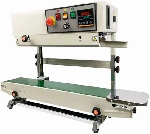 5 Kg Mild Steel Horizontal Band Sealer - Silver Semi-Automatic 220V | Industrial Application New Condition