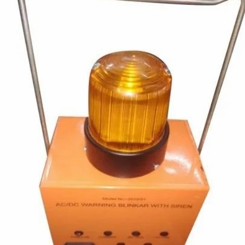 AC/DC Warning Blinker With Siren