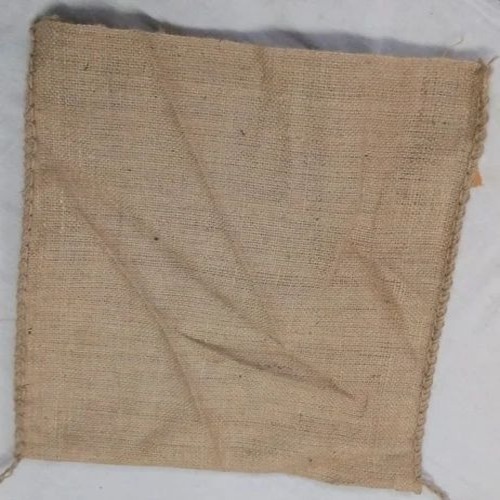 Brown Printed Jute Bag - Hession Cloth, 5Kg, Golden | Good Quality, Plain Pattern, Gift Shopping Use