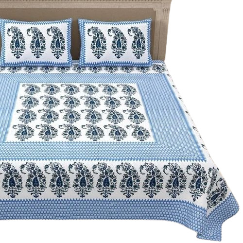 Colour Printed Cotton Bed Sheet