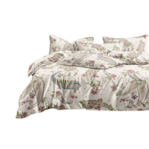 Cotton Bed Sheet - 100% Cotton King Size, Multicolor Digital Printed | Washable, Easy To Clean, Anti Wrinkle, Handloom