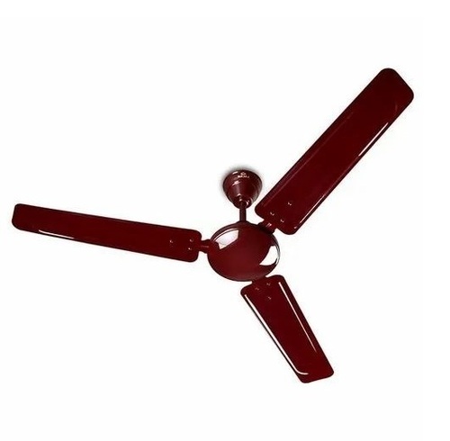 Electrical Ceiling Fans - Aluminium Material, 3 Blades, Brown Color, 65W Power, 400 RPM Speed | Rust Resistant, Easy Installation, Low Noise