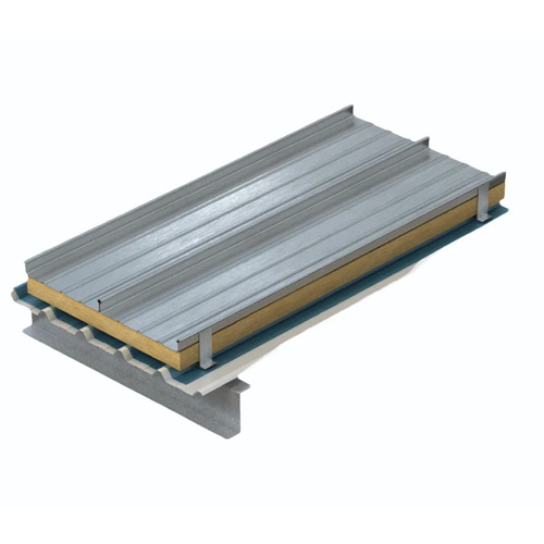 Galvanized Iron Standing Seam Roof - Galvanized Iron, Silver, Residential & Commercial, Concealed Fasteners