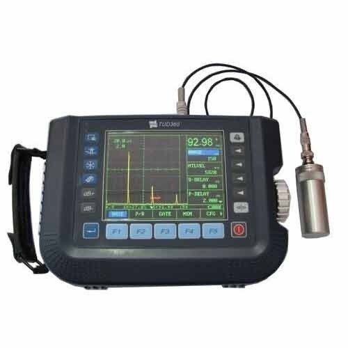 Gray Portable Ultrasonic Flaw Detector - Metal, 50x160x238 mm, Gray, 50 Hz Testing Device