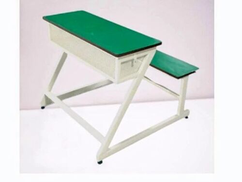 Green Senior School 2 Seater Desk