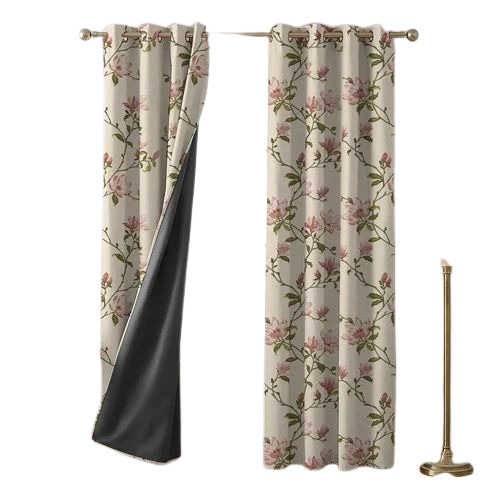 Home Floral Curtains
