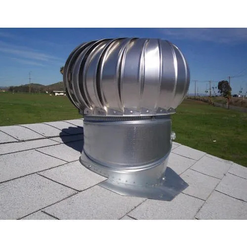 Industrial Rooftop Turbo Ventilator - Stainless Steel, Silver | Rust Free, Easy to Install, Robust