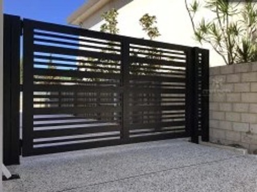 Mild Steel Main Gate - Stainless Steel, Custom Size | Anti Corrosion, Rust Proof, Modern Style